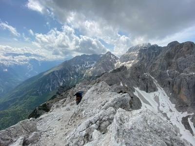 Severni raz v Cima Alta di Riobianco