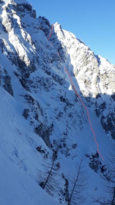 Poimenovanje smeri v Begunjščici